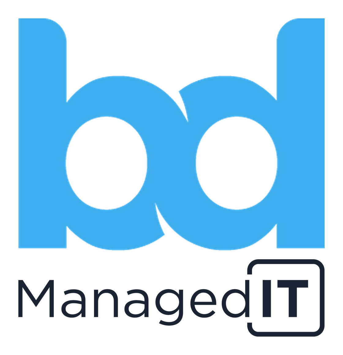 bdManagedIT Stacked, light (ink)